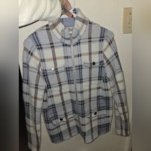 Rachel Zoe Plaid Jacket .